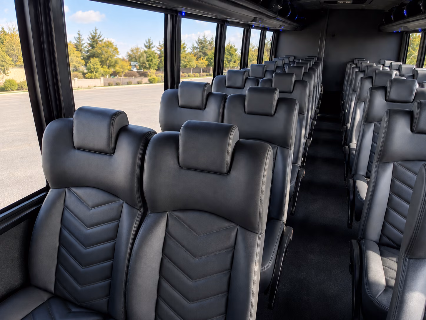 bethlehem 18 passenger minibus interior