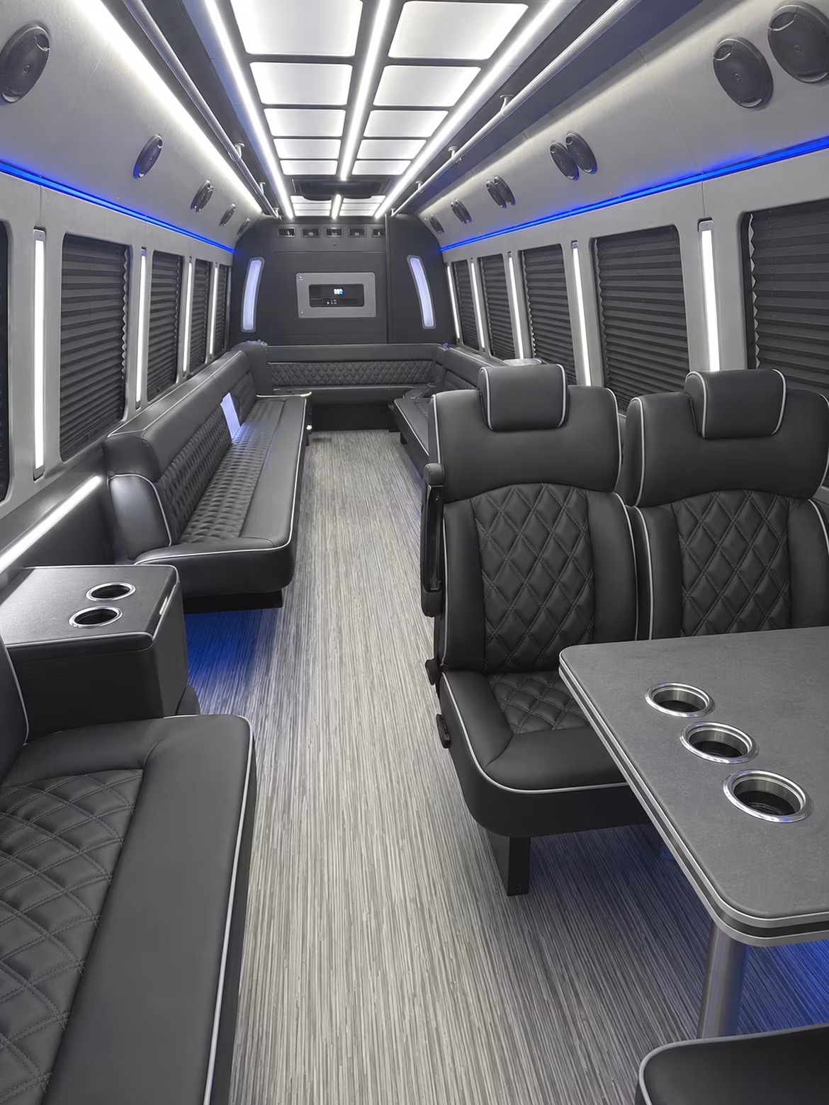 bethlehem 25 passenger party bus inside