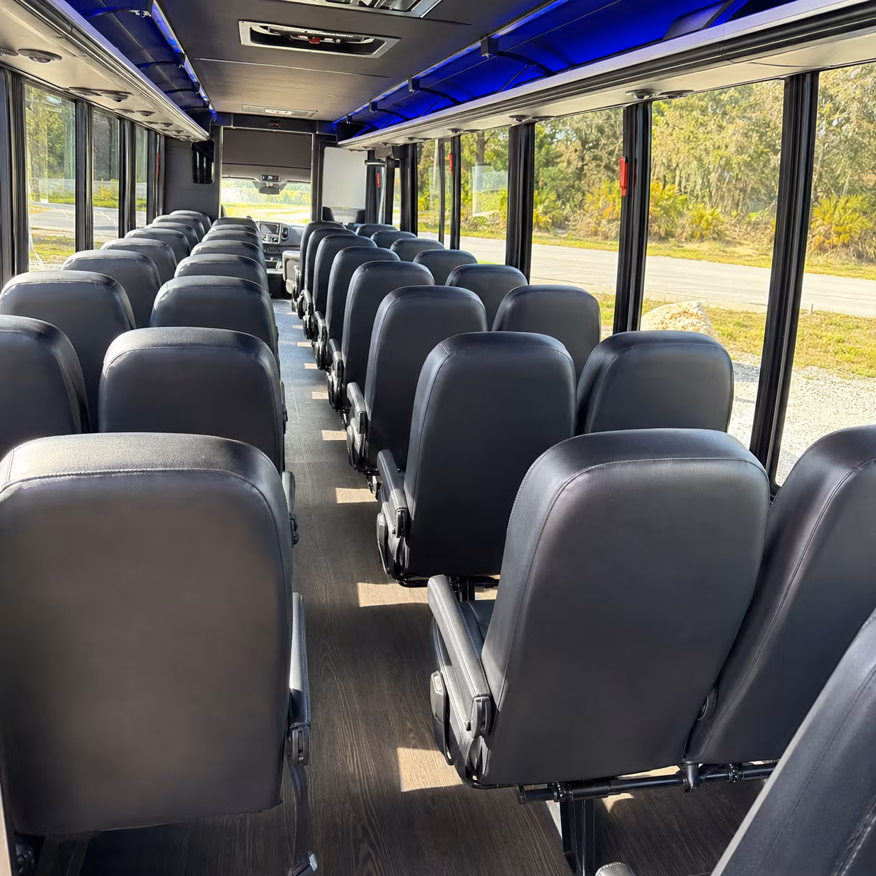bethlehem 30 passenger minibus inside